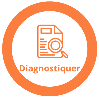 Icône Diagnostiquer