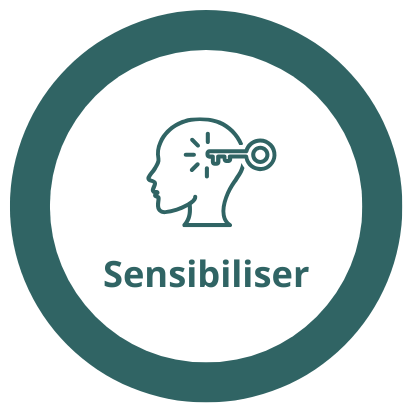 Icône Sensibiliser